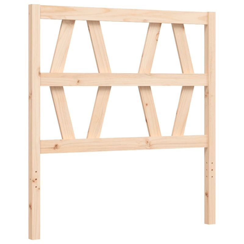 Casa si Gradina - Mobilier - Paturi si accesorii - Paturi - Cadru de pat cu tablie single mic, lemn masiv - Infinity.ro