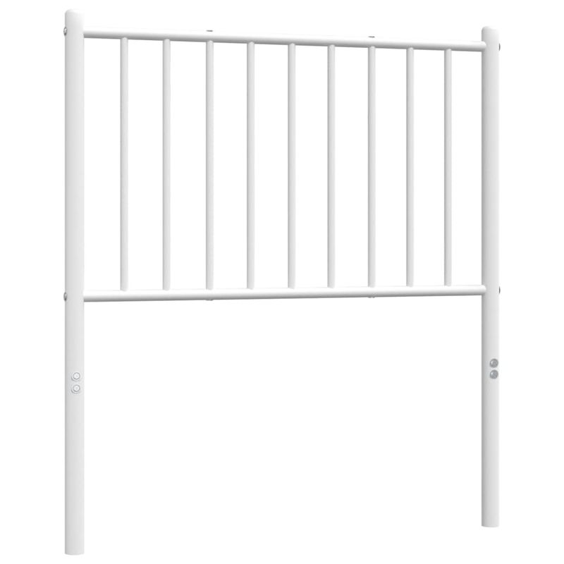 Casa si Gradina - Mobilier - Paturi si accesorii - Accesorii paturi - Tablie de pat metalica, alb, 75 cm - Infinity.ro