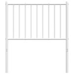 Casa si Gradina - Mobilier - Paturi si accesorii - Accesorii paturi - Tablie de pat metalica, alb, 75 cm - Infinity.ro
