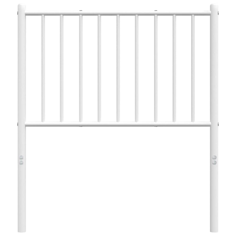 Casa si Gradina - Mobilier - Paturi si accesorii - Accesorii paturi - Tablie de pat metalica, alb, 75 cm - Infinity.ro