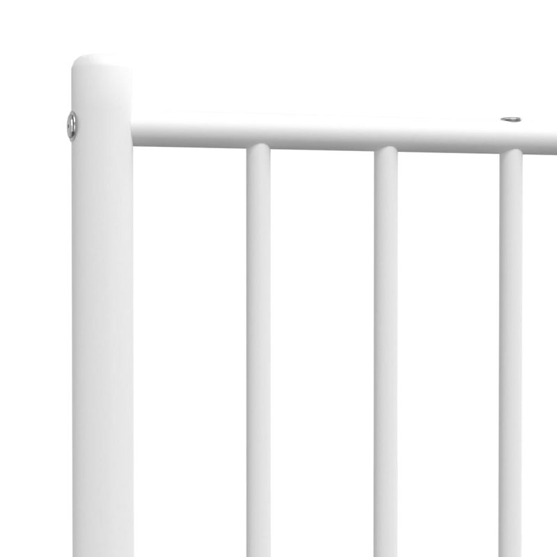 Casa si Gradina - Mobilier - Paturi si accesorii - Accesorii paturi - Tablie de pat metalica, alb, 75 cm - Infinity.ro