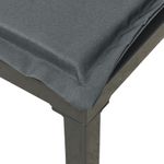 Casa si Gradina - Gradina si terasa - Mobilier exterior - Seturi mobila gradina - Set mobilier de gradina, 4 piese, negru și gri, poliratan, model 2x colț + mijloc + suport pentru picioare - Infinity.ro
