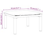 Casa si Gradina - Gradina si terasa - Mobilier exterior - Seturi mobila gradina - Set mobilier de gradina, 4 piese, negru și gri, poliratan, model 2x colț + mijloc + suport pentru picioare - Infinity.ro