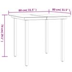 Casa si Gradina - Gradina si terasa - Mobilier exterior - Seturi mobila gradina - Set mobilier de gradina cu perne, 3 piese, poliratan si otel - Infinity.ro