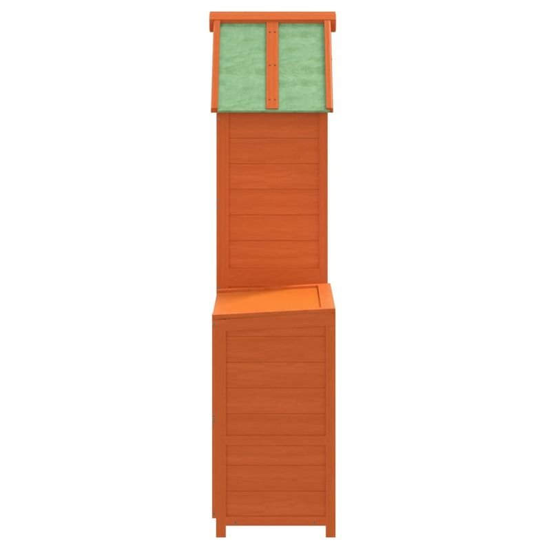 Casa si Gradina - Gradina si terasa - Casute de gradina - Set magazie de unelte de gradina 2 piese maro lemn masiv pin - Infinity.ro