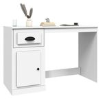 Casa si Gradina - Mobilier - Mese si birouri - Birouri - Birou cu sertar, alb, 115x50x75 cm, lemn prelucrat - Infinity.ro