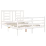 Casa si Gradina - Mobilier - Paturi si accesorii - Paturi - Cadru de pat cu tablie single mic, lemn masiv - Infinity.ro