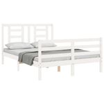 Casa si Gradina - Mobilier - Paturi si accesorii - Paturi - Cadru de pat cu tablie single mic, lemn masiv - Infinity.ro