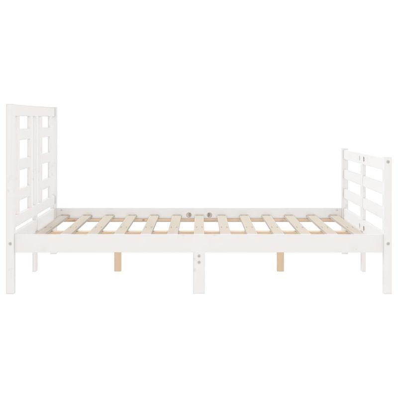 Casa si Gradina - Mobilier - Paturi si accesorii - Paturi - Cadru de pat cu tablie single mic, lemn masiv - Infinity.ro