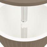 Casa si Gradina - Gradina si terasa - Mobilier exterior - Mese gradina - Masa de racire cu gheata 3 in 1, maro, polipropilena - Infinity.ro