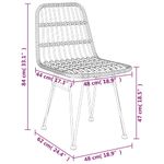 Casa si Gradina - Gradina si terasa - Mobilier exterior - Seturi mobila gradina - Set mobilier de gradina, 3 piese, poliratan - Infinity.ro