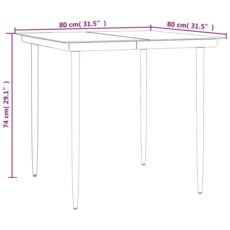 Casa si Gradina - Gradina si terasa - Mobilier exterior - Seturi mobila gradina - Set mobilier de gradina, 3 piese, poliratan - Infinity.ro