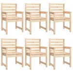 Casa si Gradina - Gradina si terasa - Mobilier exterior - Seturi mobila gradina - Set cu masa de gradina, 7 piese, lemn masiv de pin - Infinity.ro