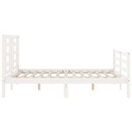 Casa si Gradina - Mobilier - Paturi si accesorii - Paturi - Cadru de pat cu tablie single mic, lemn masiv - Infinity.ro