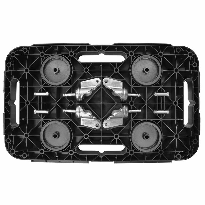 Casa si Gradina - Constructii - Depozitare, transport si protectie - Accesorii echipamente pentru transport si ridicat - Carucior de transport, negru, 300 kg, polipropilena - Infinity.ro