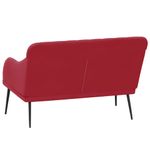 Casa si Gradina - Mobilier - Canapele si coltare - Banchete - Banca, rosu vin, 110x76x80 cm, catifea - Infinity.ro