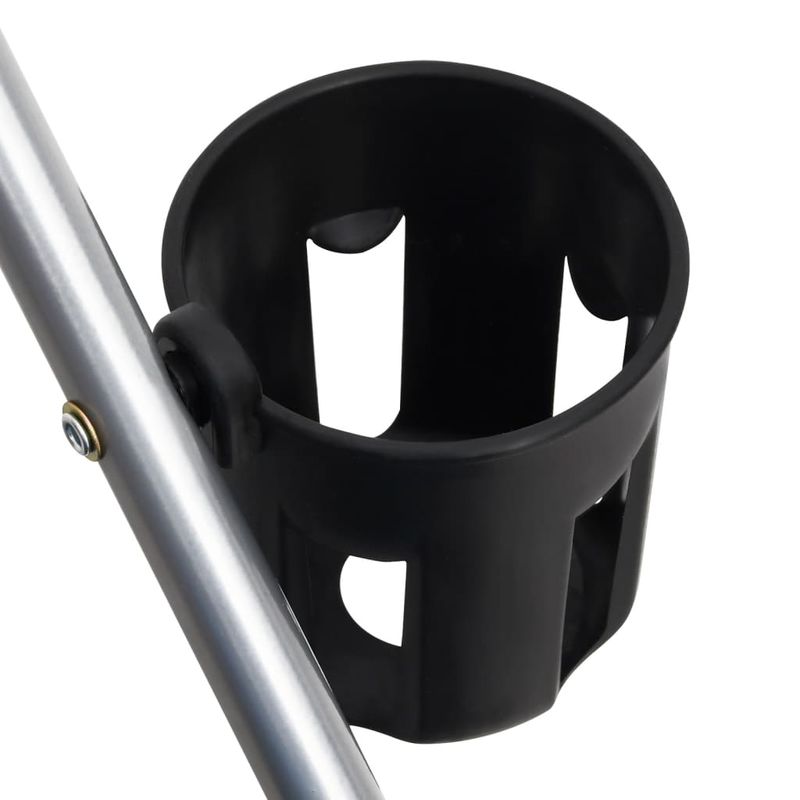 Petshop - Accesorii petshop - Culcusuri si custi - Genti si articole transport - Carucior pliabil pentru caini gri 76x50x100 cm tesatura Oxford - Infinity.ro