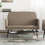 Casa si Gradina - Mobilier - Canapele si coltare - Banchete - Banca, cappuccino , 107x80x81 cm, piele ecologica - Infinity.ro