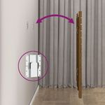 Casa si Gradina - Mobilier - Paturi si accesorii - Accesorii paturi - Tablie de pat pentru perete, maro miere, 106x3x91,5 cm lemn pin - Infinity.ro