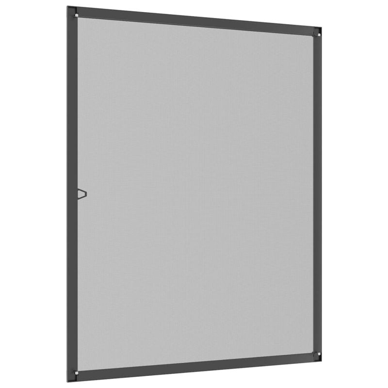 Casa si Gradina - Textile si covoare - Rulouri si jaluzele - Plasa insecte pentru ferestre, antracit, 80x100 cm - Infinity.ro