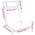 Casa si Gradina - Textile si covoare - Perne si pilote - Perne decorative - Perne scaun cu spatar inalt, tesatura Oxford, cantitate în pachet: 2 - Infinity.ro