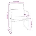 Casa si Gradina - Mobilier - Scaune si fotolii - Scaune - Scaun de relaxare, gri inchis, 55x64x80 cm, material textil, gri închis - Infinity.ro