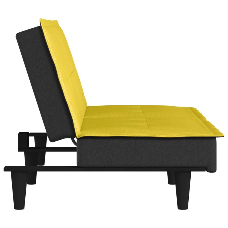Casa si Gradina - Mobilier - Canapele si coltare - Canapele - Canapea extensibila, galben deschis, material textil - Infinity.ro
