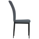 Casa si Gradina - Mobilier - Scaune si fotolii - Scaune - Scaune de sufragerie, 2 buc., gri inchis, catifea - Infinity.ro