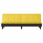 Casa si Gradina - Mobilier - Canapele si coltare - Canapele - Canapea extensibila, galben deschis, material textil - Infinity.ro