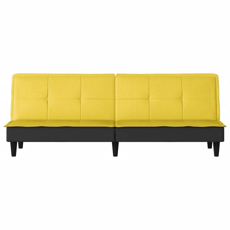 Casa si Gradina - Mobilier - Canapele si coltare - Canapele - Canapea extensibila, galben deschis, material textil - Infinity.ro