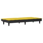 Casa si Gradina - Mobilier - Canapele si coltare - Canapele - Canapea extensibila, galben deschis, material textil - Infinity.ro