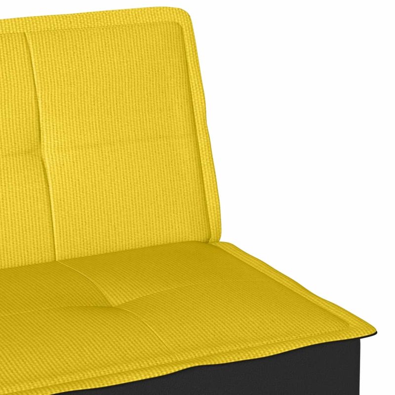 Casa si Gradina - Mobilier - Canapele si coltare - Canapele - Canapea extensibila, galben deschis, material textil - Infinity.ro