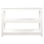 Casa si Gradina - Mobilier - Comode si corpuri - Console - Masa consola, alb, 110x40x74 cm, lemn masiv de pin - Infinity.ro