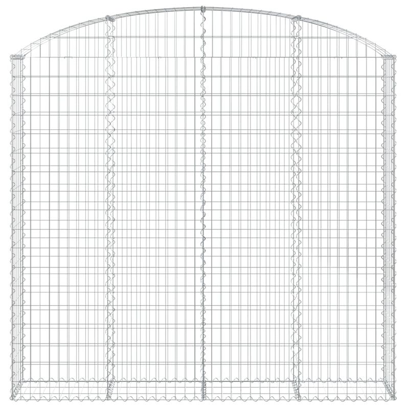 Casa si Gradina - Gradina si terasa - Garduri, panouri si accesorii - Cos gabion arcuit, 200x30x180/200cm, fier galvanizat - Infinity.ro