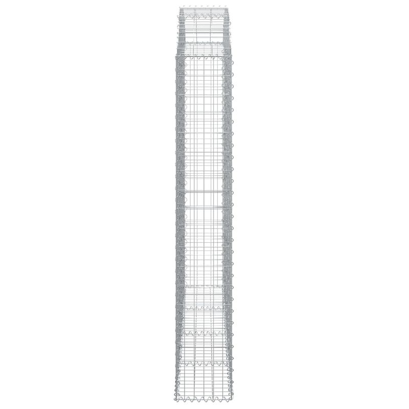 Casa si Gradina - Gradina si terasa - Garduri, panouri si accesorii - Cos gabion arcuit, 200x30x180/200cm, fier galvanizat - Infinity.ro