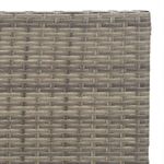 Casa si Gradina - Gradina si terasa - Mobilier exterior - Mese gradina - Masa de bistro pliabila, gri, 55x54x71 cm, poliratan - Infinity.ro