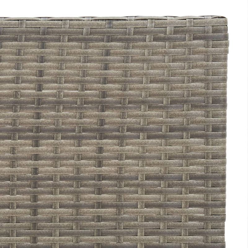 Casa si Gradina - Gradina si terasa - Mobilier exterior - Mese gradina - Masa de bistro pliabila, gri, 55x54x71 cm, poliratan - Infinity.ro