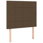 Casa si Gradina - Mobilier - Paturi si accesorii - Paturi - Cadru de pat cu tablie, maro inchis, 80x200 cm, textil - Infinity.ro