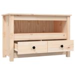 Casa si Gradina - Mobilier - Comode si corpuri - Comode - Comoda TV, 79x35x52 cm, lemn masiv de pin - Infinity.ro