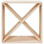 Casa si Gradina - Mobilier - Dulapuri si sifoniere - Dulapuri - Dulap de vinuri, 62x25x62 cm, lemn masiv de pin, model cu 4 găuri - Infinity.ro