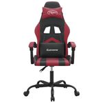 PC, gaming si accesorii - Gaming - Accesorii gaming - Scaune gaming - Scaun de jocuri, negru si rosu vin, piele ecologica - Infinity.ro