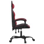 PC, gaming si accesorii - Gaming - Accesorii gaming - Scaune gaming - Scaun de jocuri, negru si rosu vin, piele ecologica - Infinity.ro