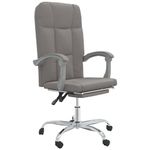 Casa si Gradina - Mobilier - Scaune si fotolii - Scaune - Scaun de birou rabatabil, gri taupe, textil - Infinity.ro
