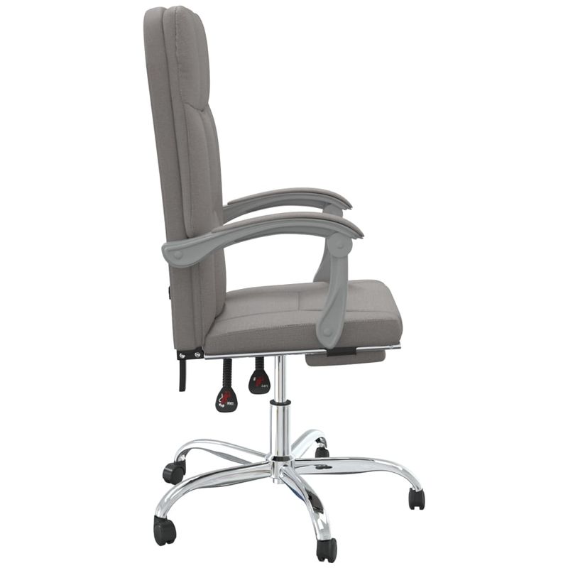 Casa si Gradina - Mobilier - Scaune si fotolii - Scaune - Scaun de birou rabatabil, gri taupe, textil - Infinity.ro