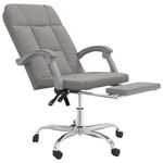 Casa si Gradina - Mobilier - Scaune si fotolii - Scaune - Scaun de birou rabatabil, gri taupe, textil - Infinity.ro