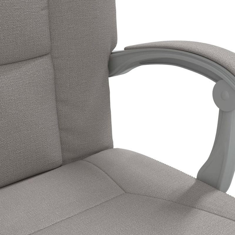 Casa si Gradina - Mobilier - Scaune si fotolii - Scaune - Scaun de birou rabatabil, gri taupe, textil - Infinity.ro