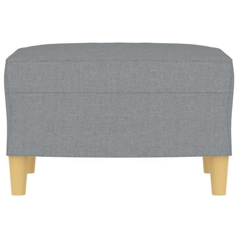 Casa si Gradina - Mobilier - Scaune si fotolii - Tabureti - Taburet, gri deschis, 60x50x41 cm, material textil - Infinity.ro