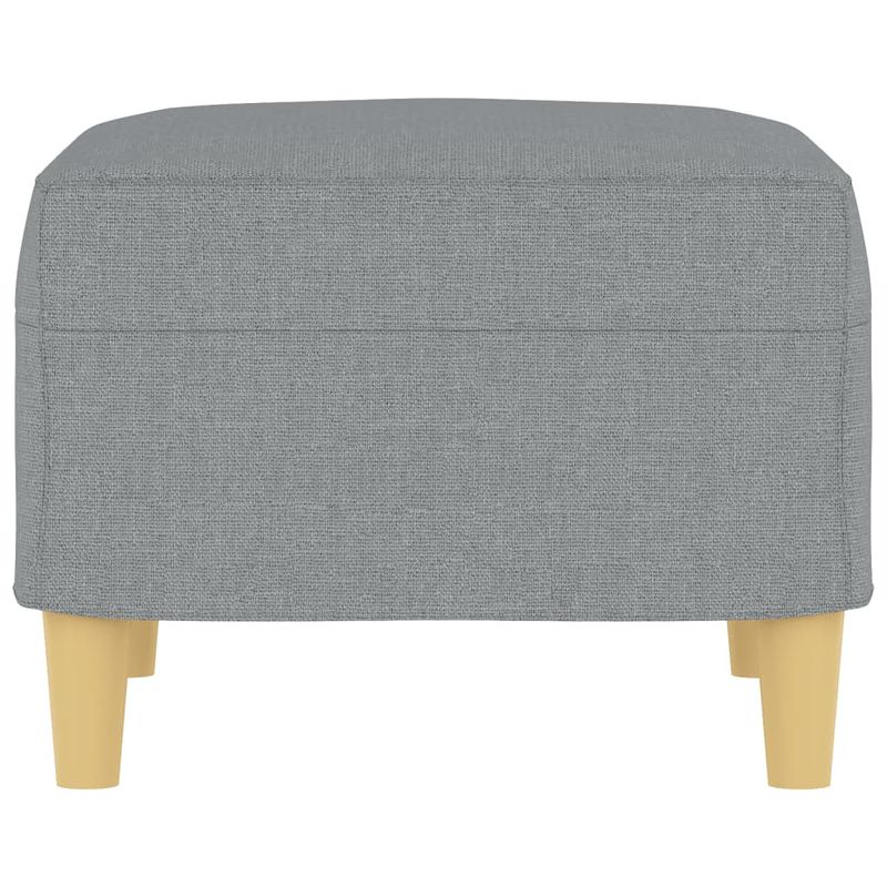 Casa si Gradina - Mobilier - Scaune si fotolii - Tabureti - Taburet, gri deschis, 60x50x41 cm, material textil - Infinity.ro