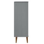 Casa si Gradina - Mobilier - Organizare si depozitare - Organizator incaltaminte - Pantofar "MOLDE", gri, 59,5x35x103 cm, lemn masiv de pin - Infinity.ro