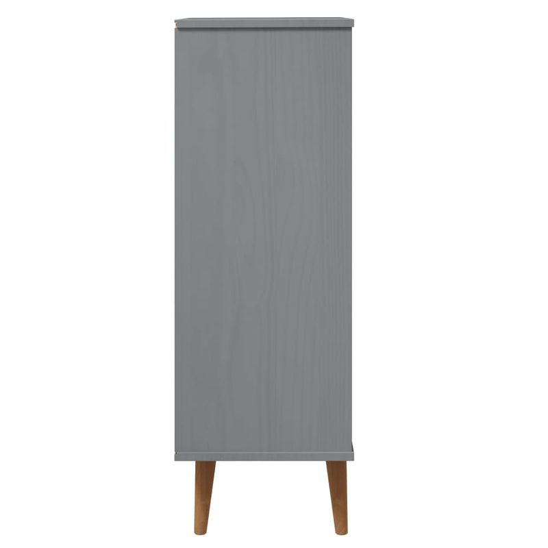 Casa si Gradina - Mobilier - Organizare si depozitare - Organizator incaltaminte - Pantofar "MOLDE", gri, 59,5x35x103 cm, lemn masiv de pin - Infinity.ro